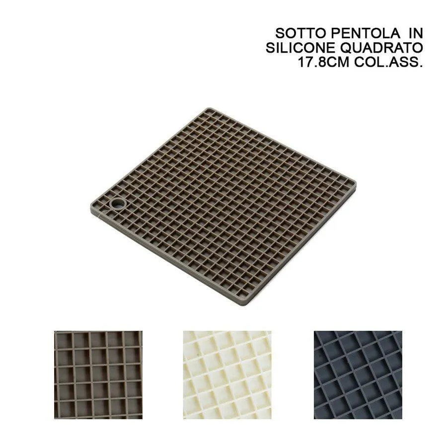 Dc - Square Silicone Trivet 17.8Cm