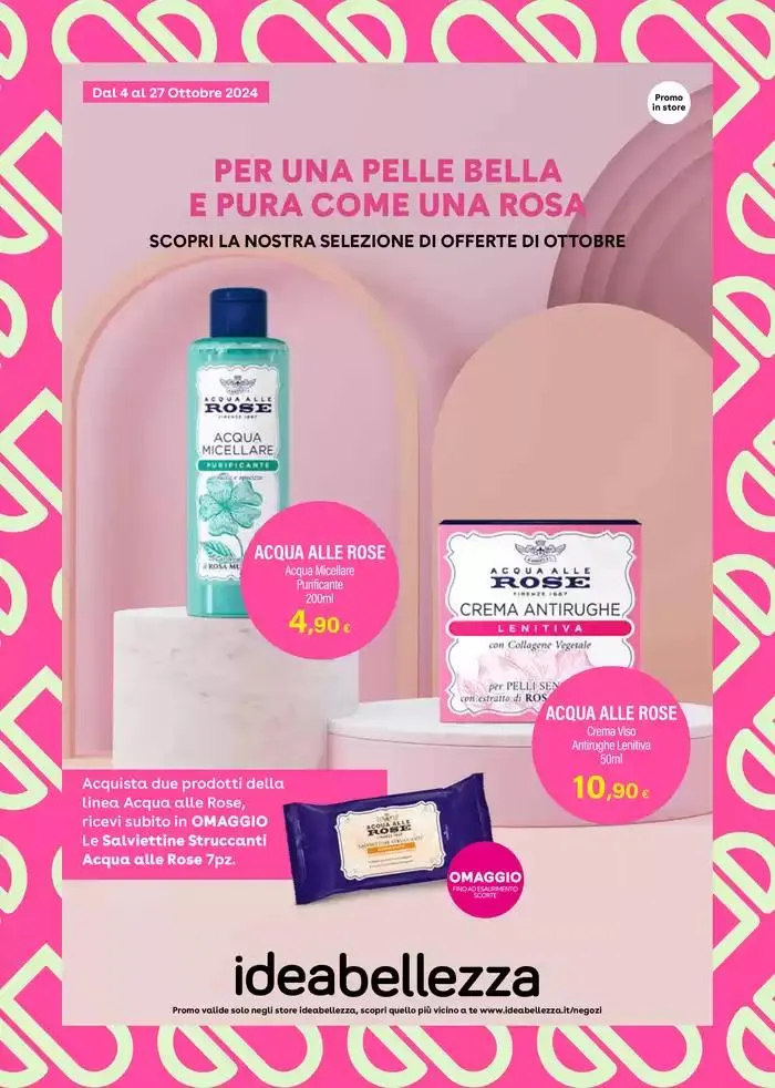Per una pelle bella e pura come una rosa da 4 ottobre a 27 ottobre di 2024 - Pagina del volantino 1