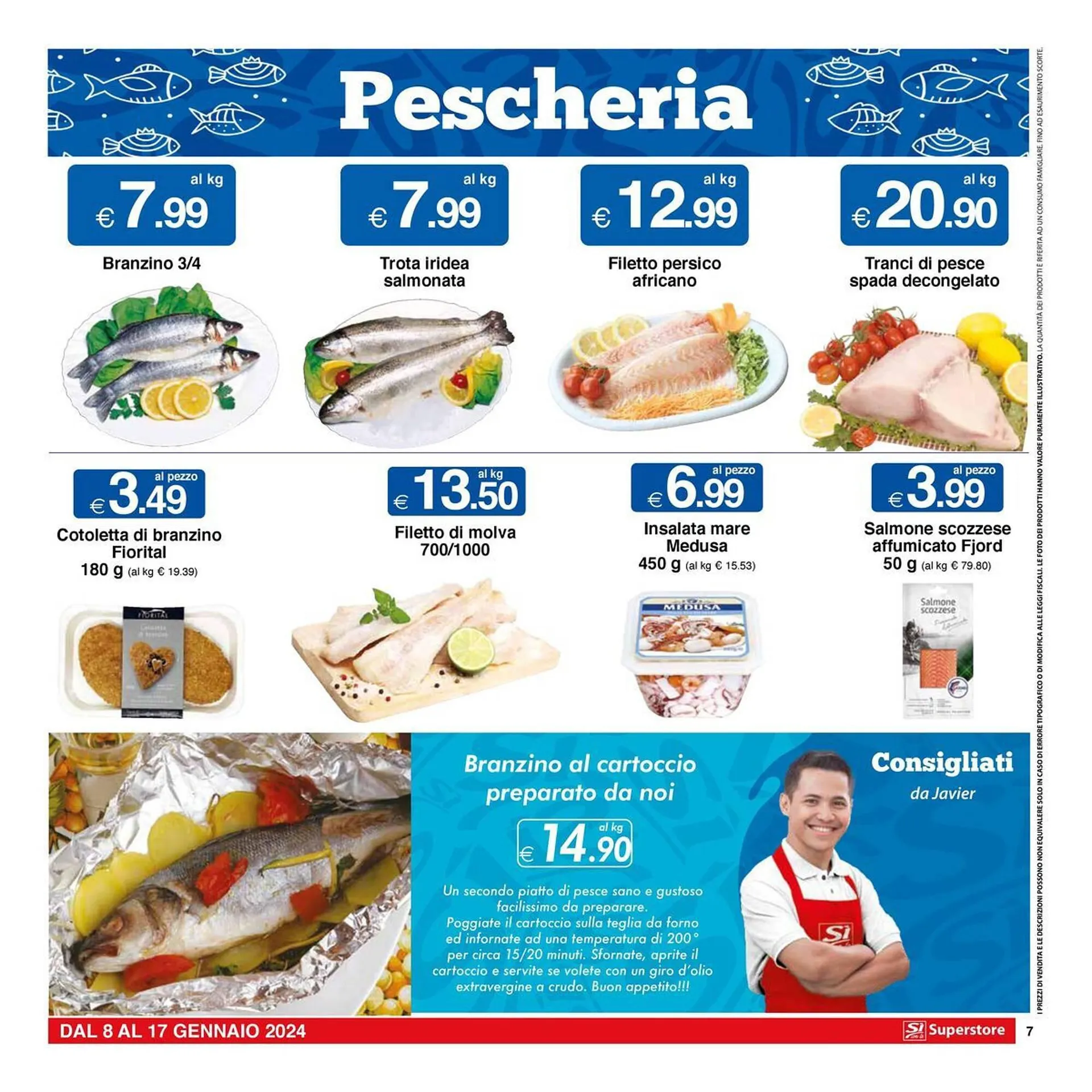 Volantino Sì con te Superstore da 8 gennaio a 17 gennaio di 2024 - Pagina del volantino 7