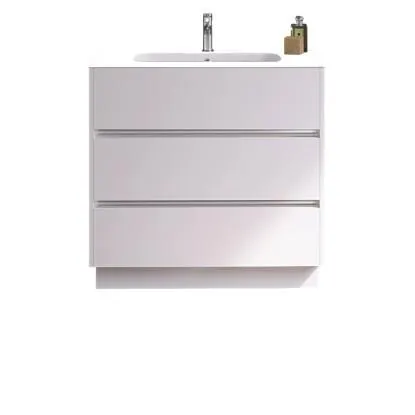 Base 3 cassetti 51 cm c/consolle ceramica 1 vasca cx