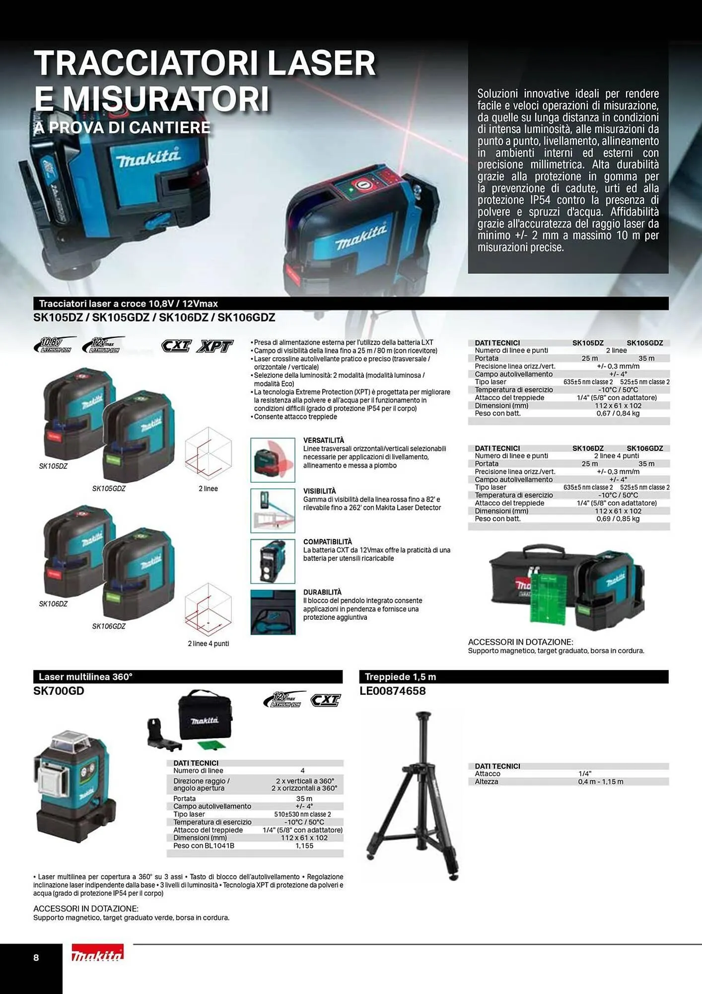 Volantino Makita da 19 novembre a 31 dicembre di 2025 - Pagina del volantino 8