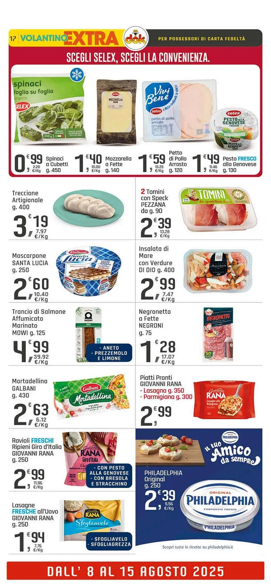 Volantino Supermercati Dok da 8 agosto a 15 agosto di 2025 - Pagina del volantino 17