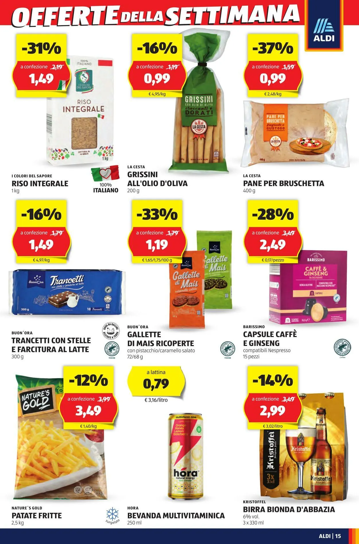 Aldi Volantino attuale da 14 aprile a 20 aprile di 2025 - Pagina del volantino 15