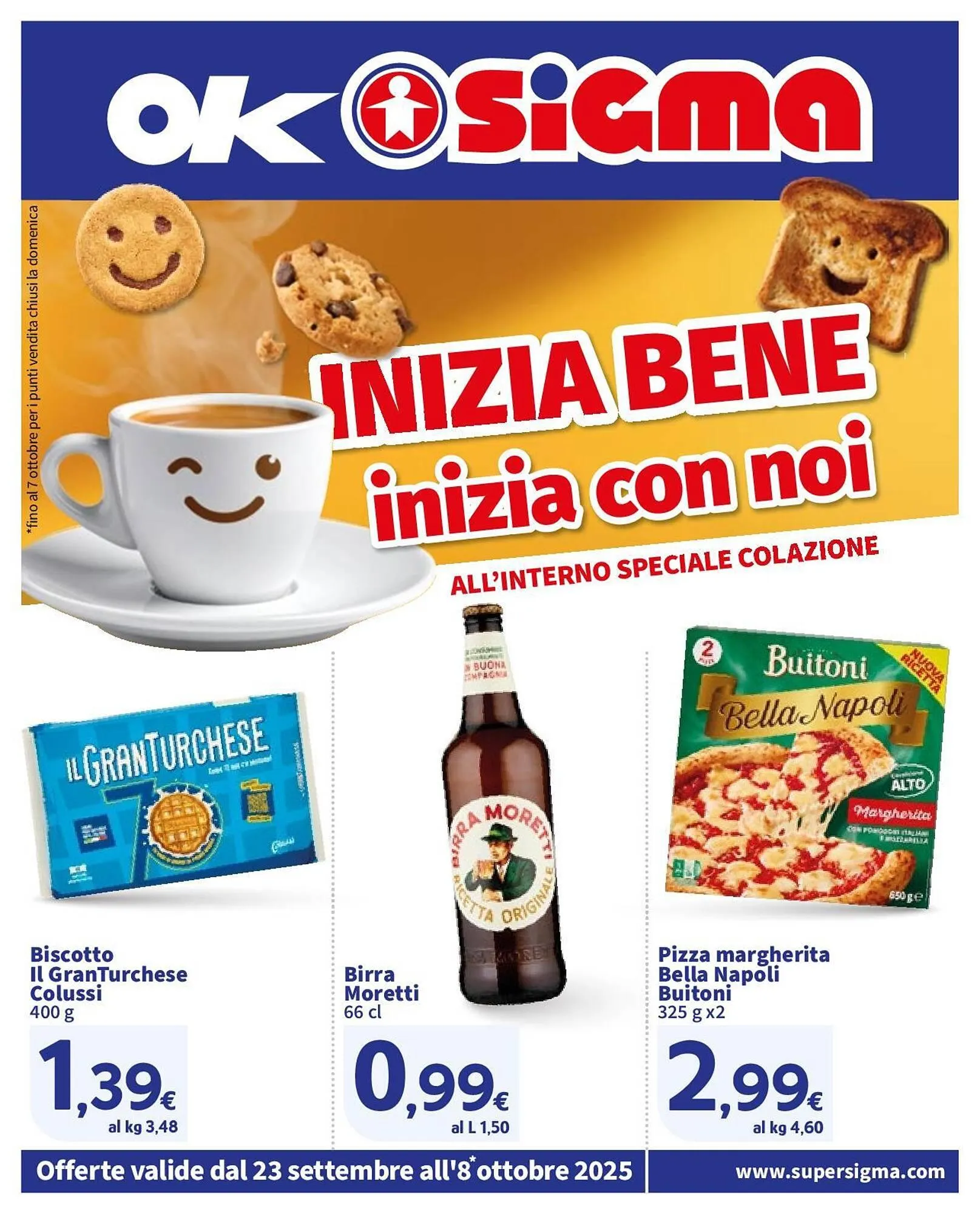 Volantino Ok Sigma da 23 settembre a 8 ottobre di 2025 - Pagina del volantino 1