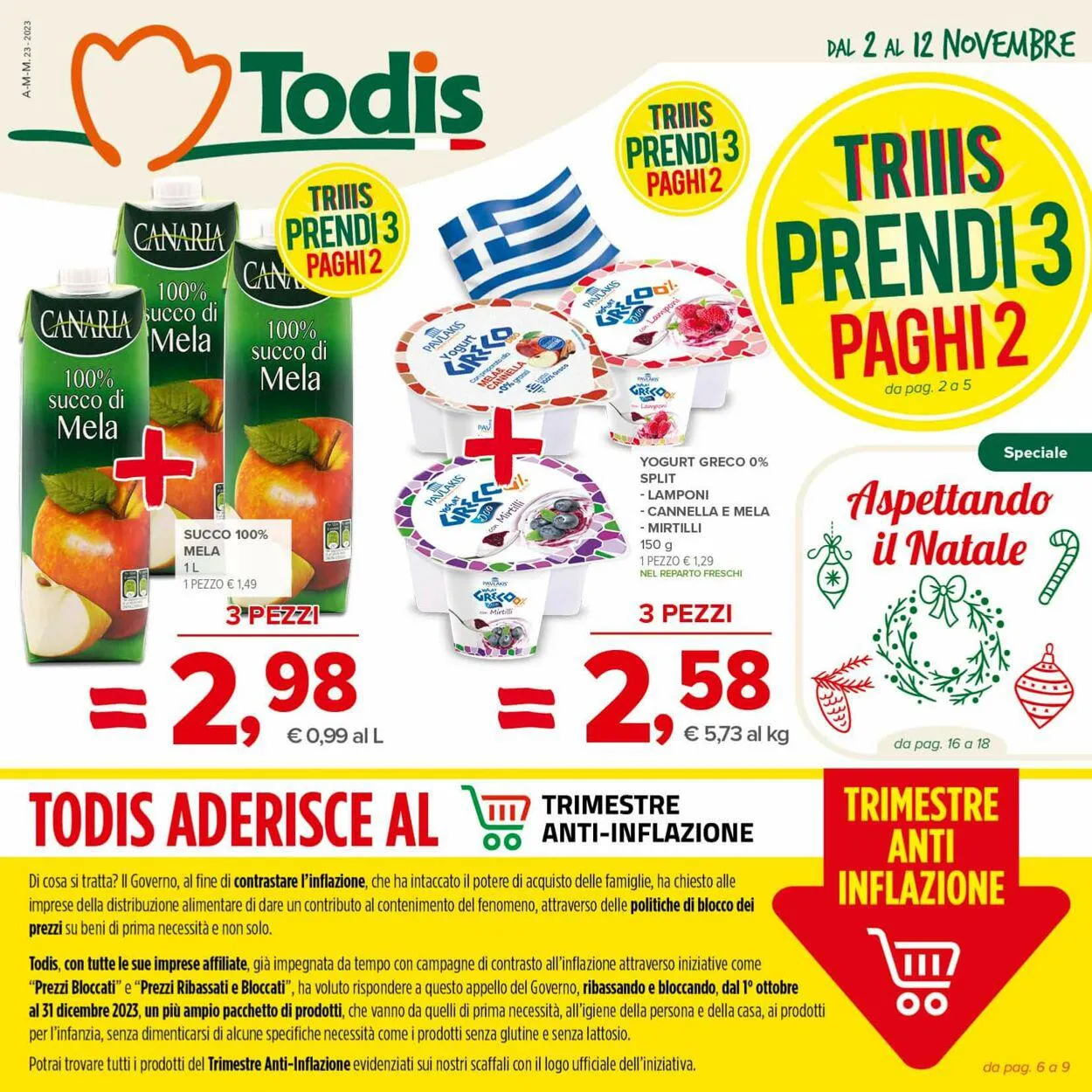 Todis Volantino attuale da 29 novembre a 13 dicembre di 2023 - Pagina del volantino 1