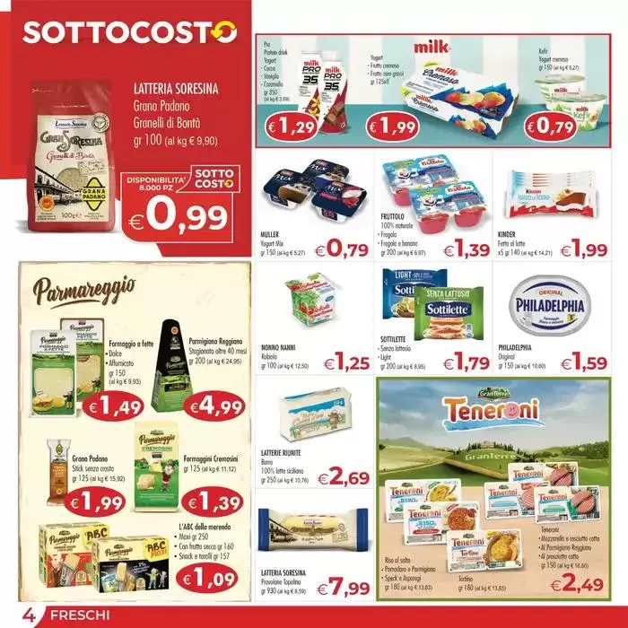 Sottocosto da 19 marzo a 1 aprile di 2025 - Pagina del volantino 4