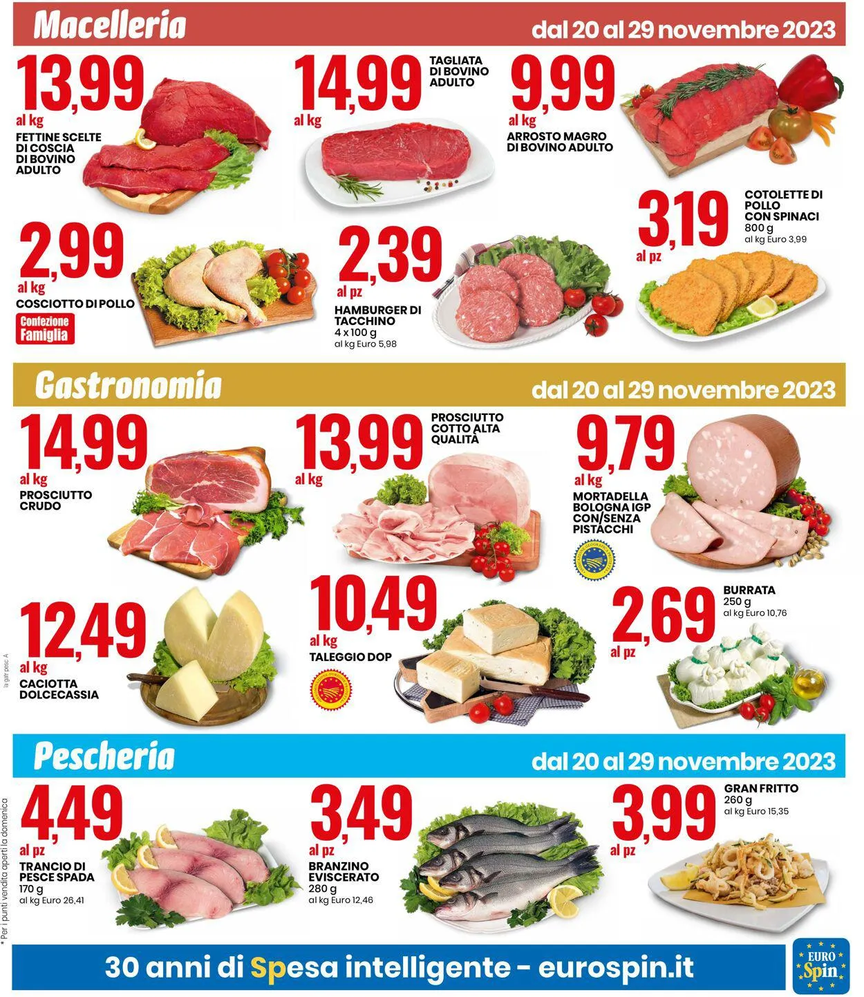 EURO Spin Volantino attuale da 19 novembre a 3 dicembre di 2023 - Pagina del volantino 11