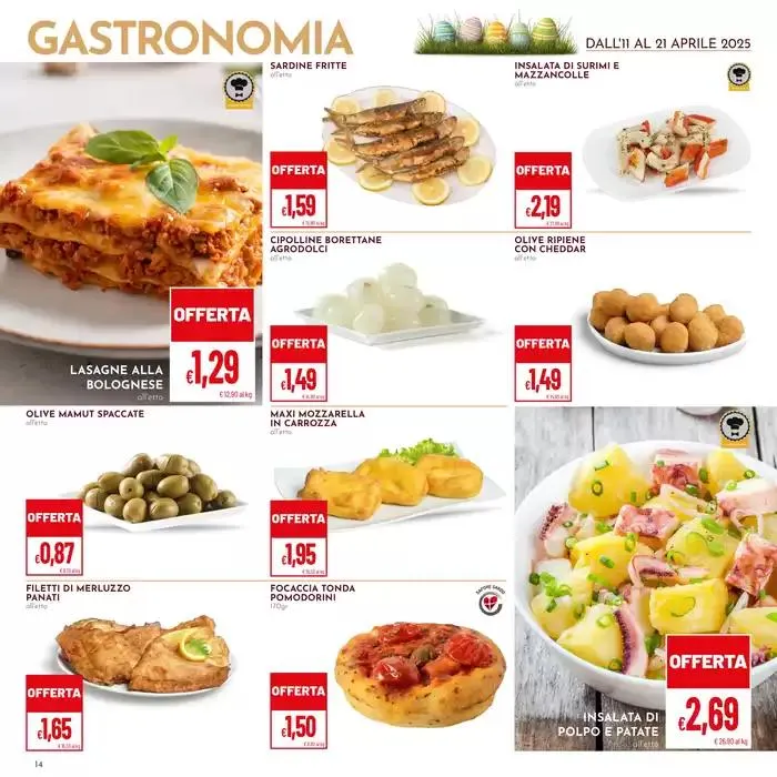 Buona Pasqua da 11 aprile a 21 aprile di 2025 - Pagina del volantino 14