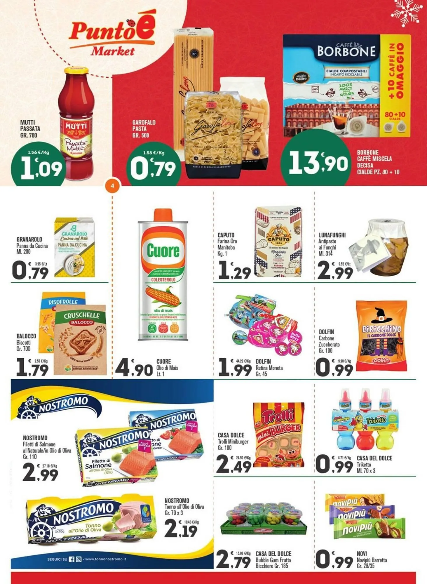 Volantino Punto é market da 22 dicembre a 4 gennaio di 2026 - Pagina del volantino 4