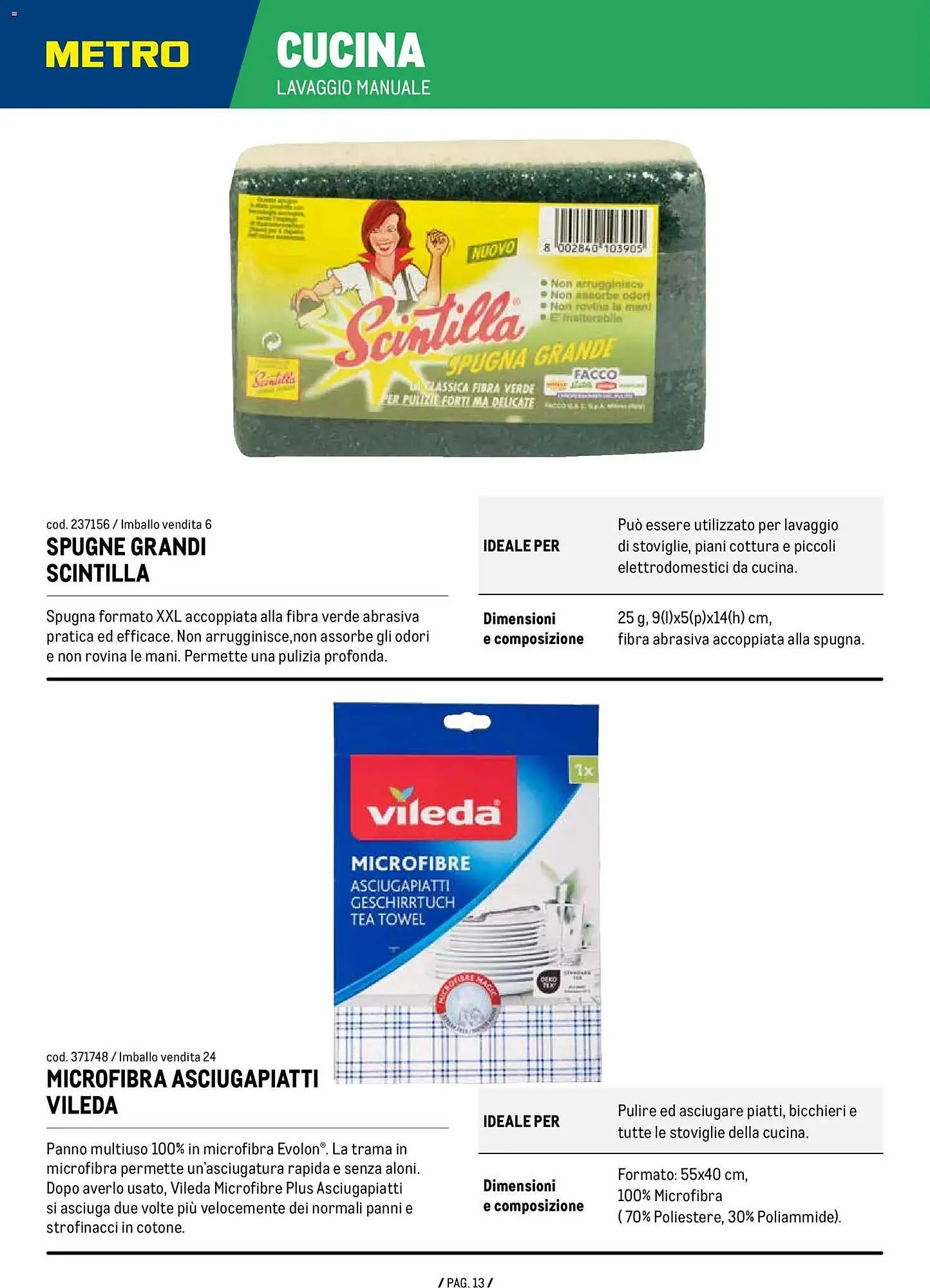 Volantino Metro da 7 gennaio a 31 dicembre di 2026 - Pagina del volantino 13