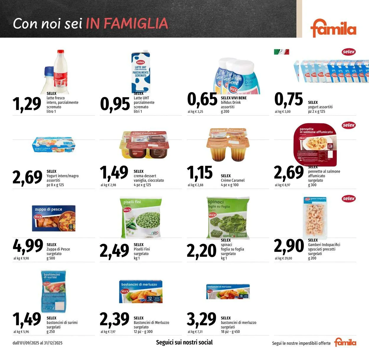 Famila Volantino attuale da 1 settembre a 31 dicembre di 2025 - Pagina del volantino 3