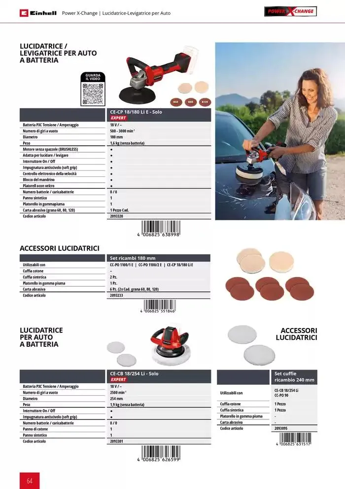 Elettroutensili 2025 da 11 febbraio a 31 dicembre di 2025 - Pagina del volantino 64