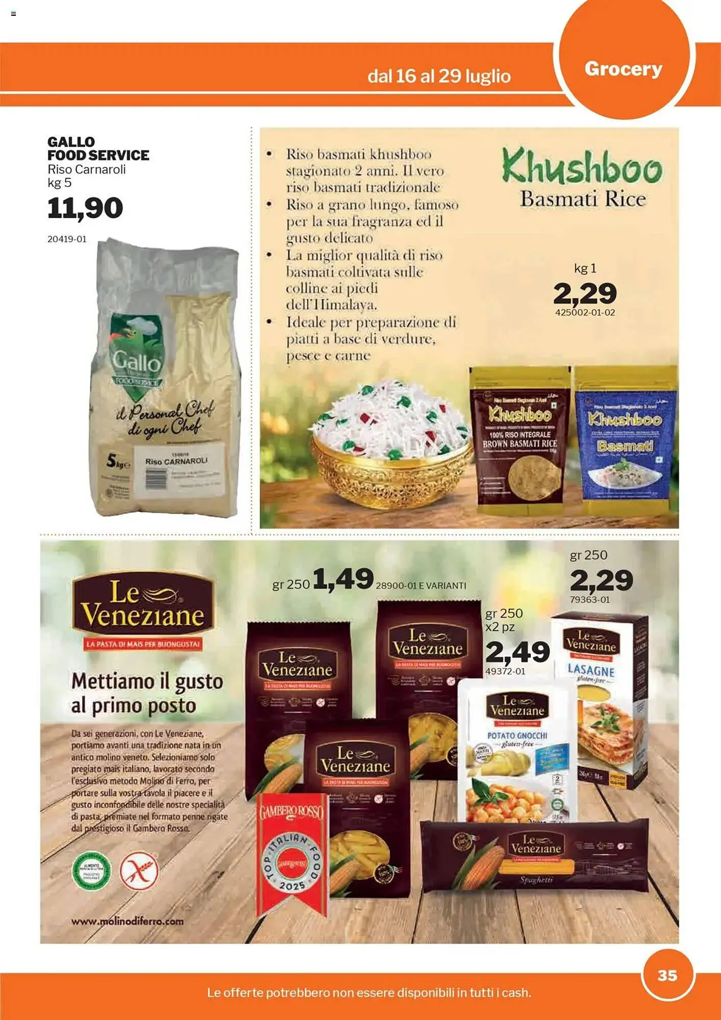 Volantino GrosMarket da 16 luglio a 29 luglio di 2025 - Pagina del volantino 35