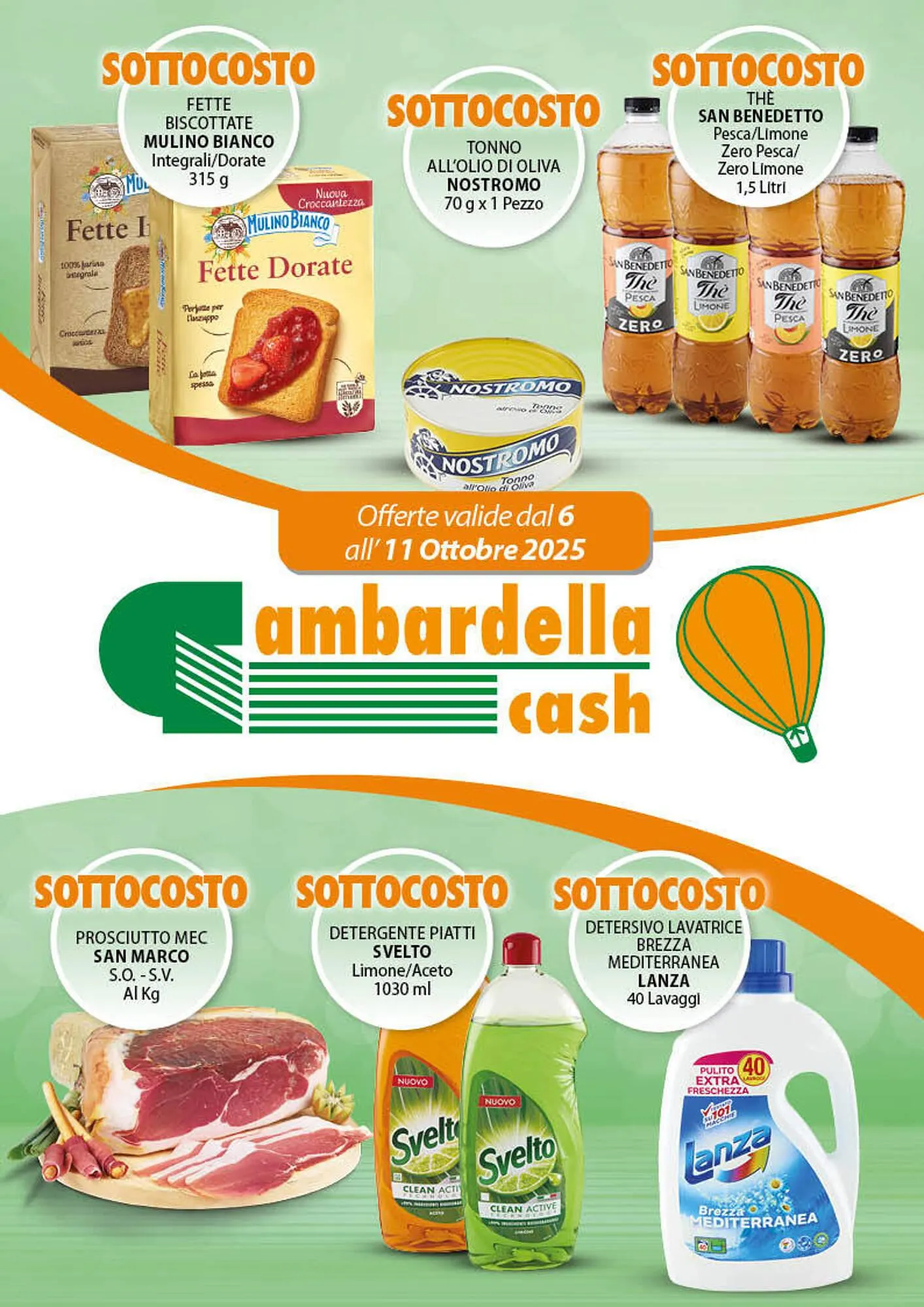 Volantino Gambardella Cash da 6 ottobre a 11 ottobre di 2025 - Pagina del volantino 1