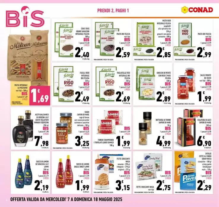 BIS Prendi 2, Paghi 1 da 7 maggio a 18 maggio di 2025 - Pagina del volantino 4