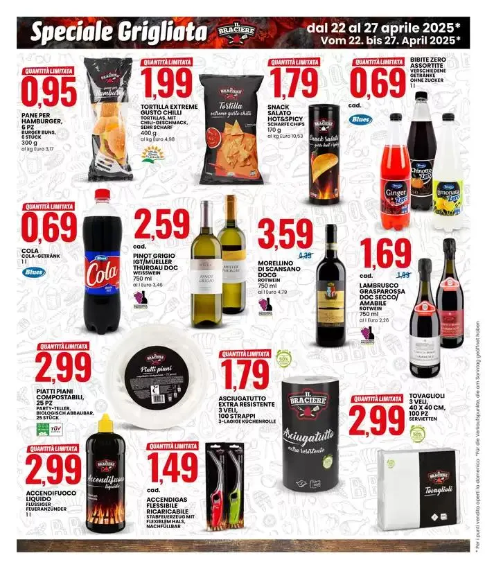 Speciale grigliata e speciale Radames da 22 aprile a 27 aprile di 2025 - Pagina del volantino 4