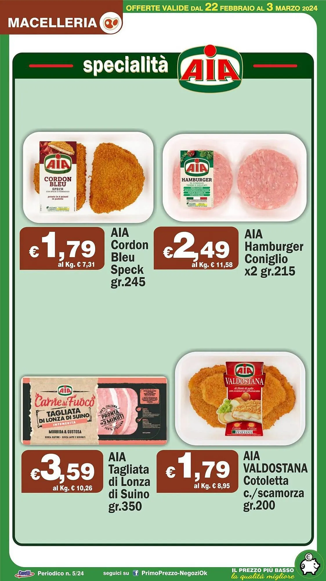 Volantino Primo Prezzo da 22 febbraio a 3 marzo di 2024 - Pagina del volantino 31