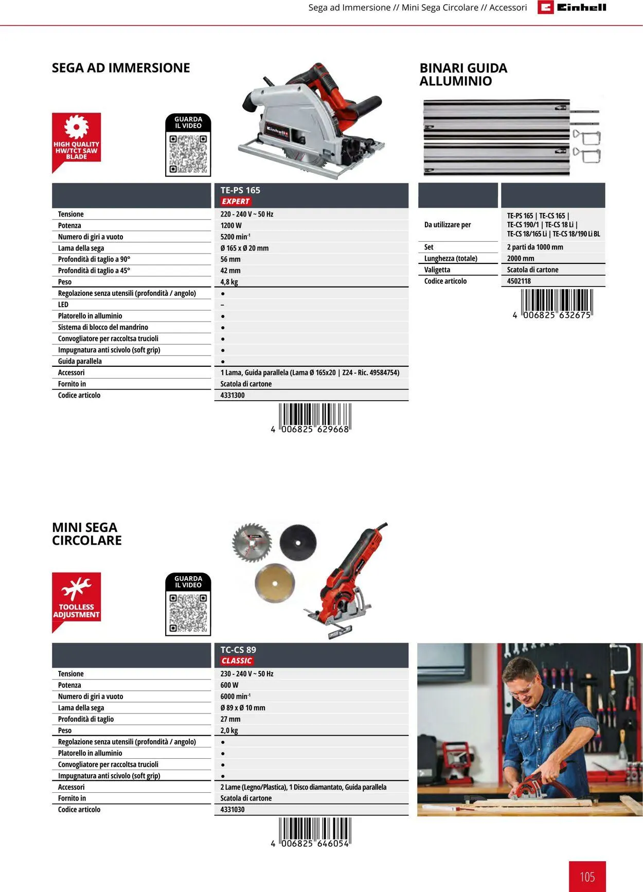 Einhell da 17 giugno a 17 dicembre di 2025 - Pagina del volantino 105