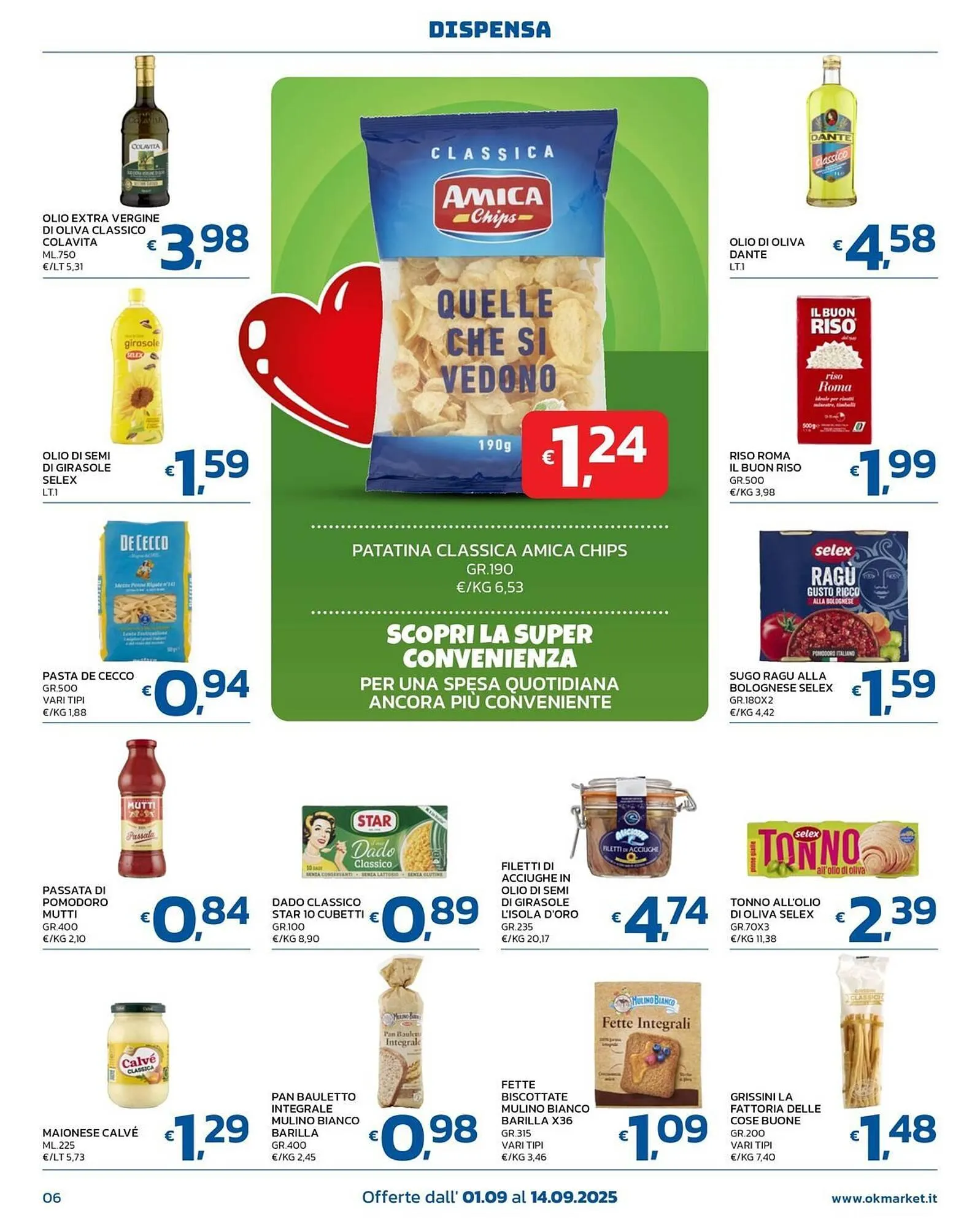 Volantino Ok Market da 1 settembre a 14 settembre di 2025 - Pagina del volantino 6