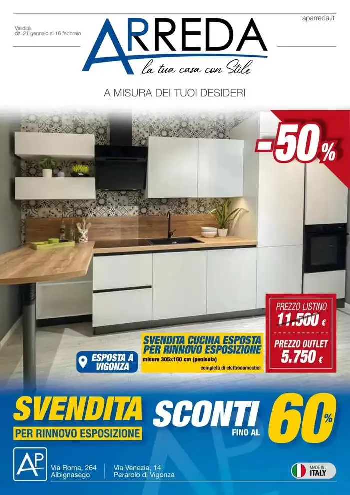 Sconti fino al 60% da 29 gennaio a 16 febbraio di 2025 - Pagina del volantino 1