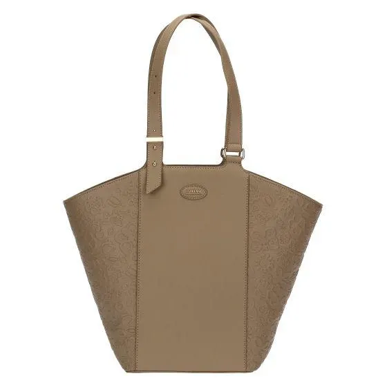 Borsa shopping taupe a forma di vela Prestige