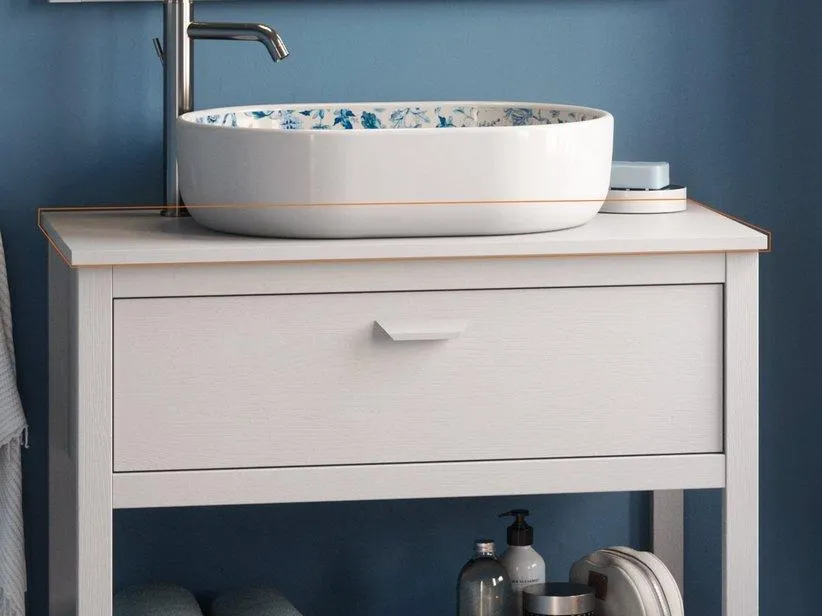 Newport Toppino 91X46 Bianco Frassino