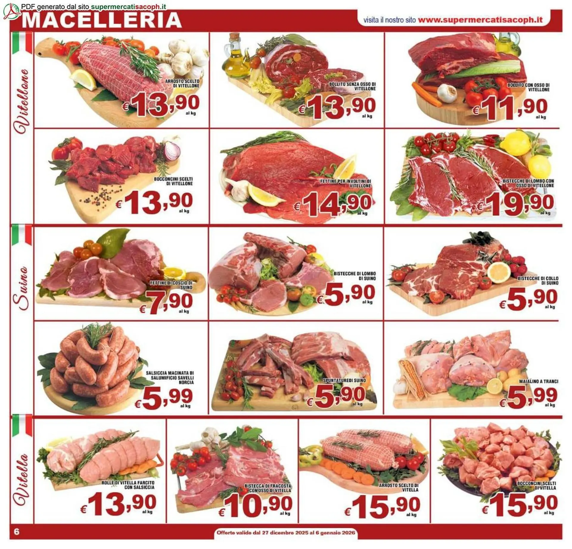 Volantino Sacoph da 27 dicembre a 6 gennaio di 2026 - Pagina del volantino 6