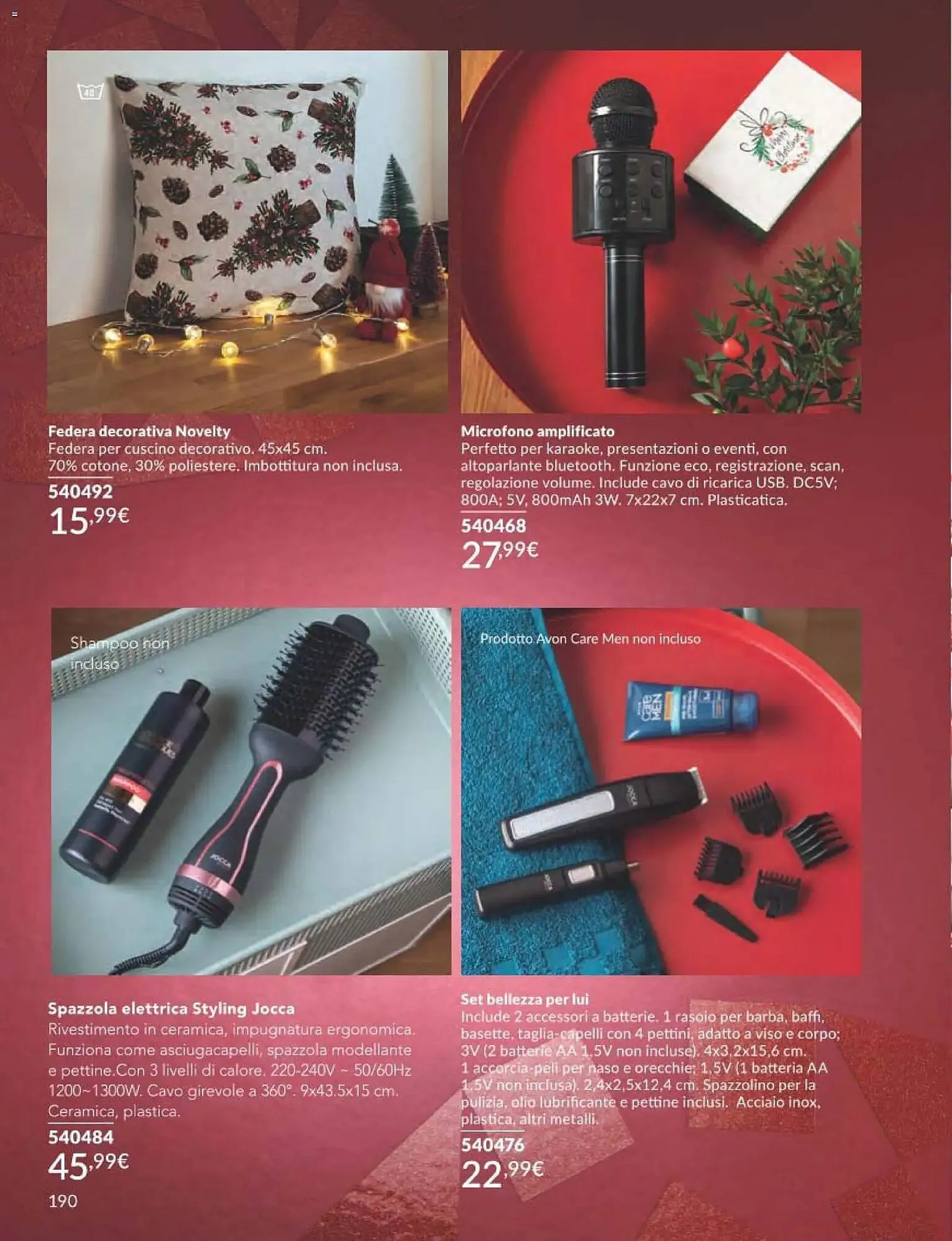 Catalogo Avon da 1 dicembre a 30 dicembre di 2025 - Pagina del volantino 190