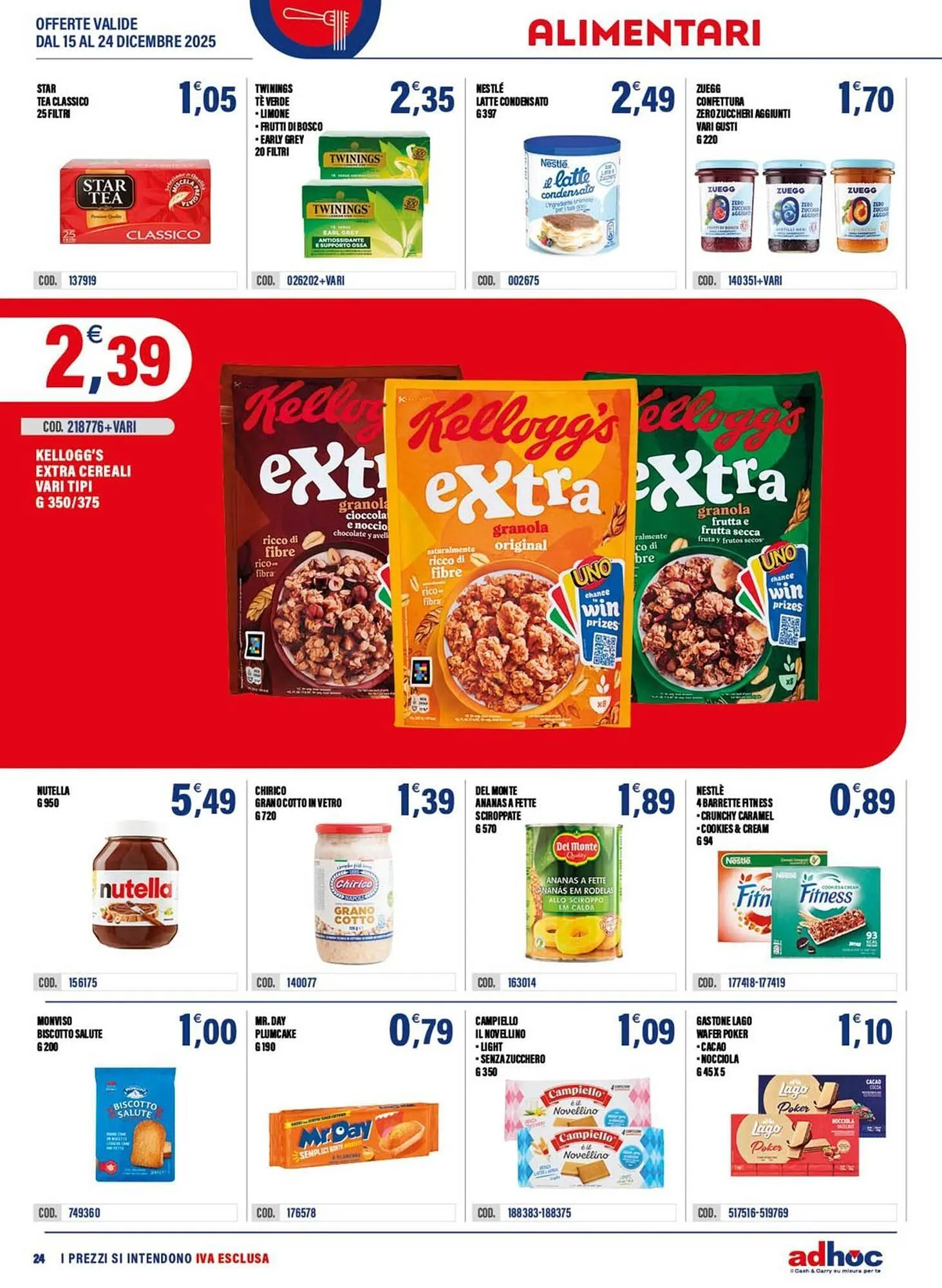Volantino Adhoc da 15 dicembre a 24 dicembre di 2025 - Pagina del volantino 24