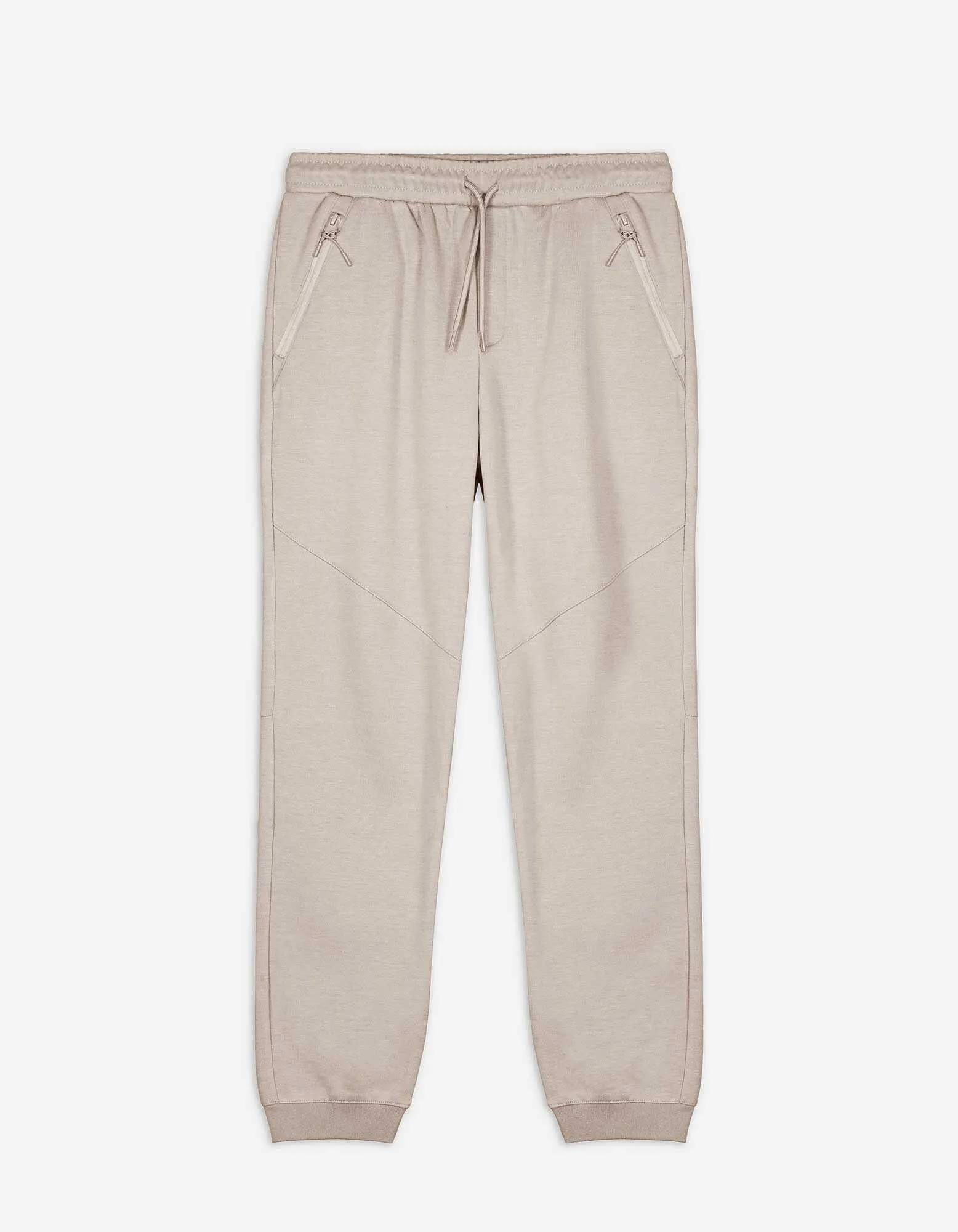 Pantaloni da jogging - Gamba larga - beige