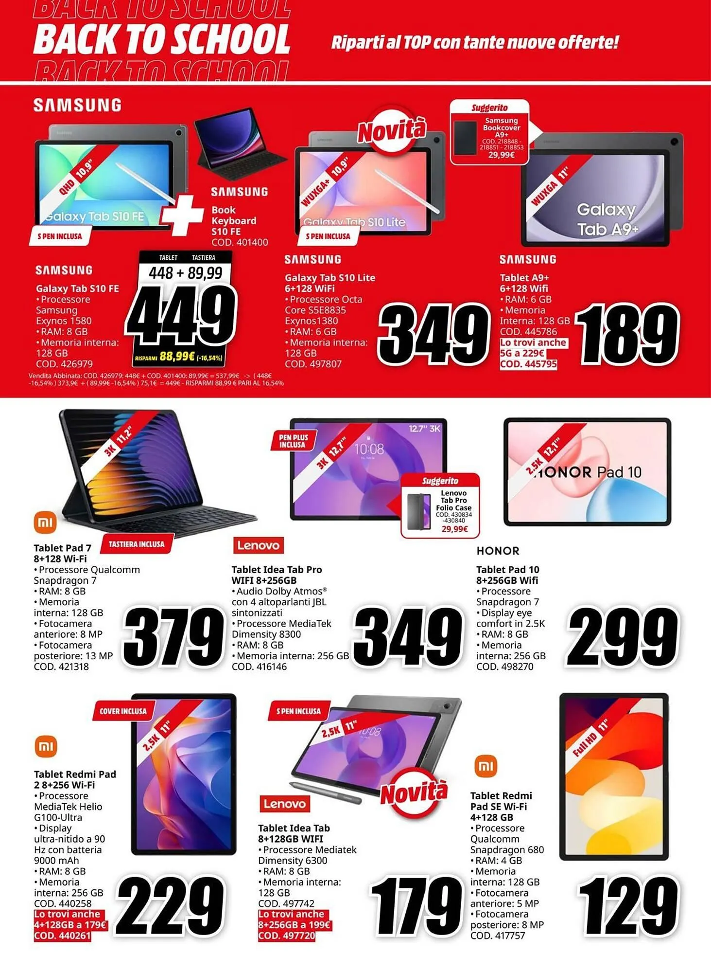 Volantino MediaWorld da 3 settembre a 14 settembre di 2025 - Pagina del volantino 8