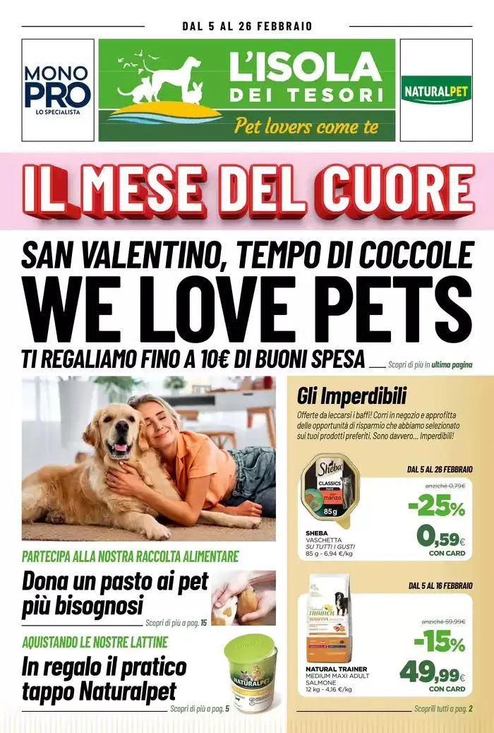 Il mese del cuore da 5 febbraio a 26 febbraio di 2025 - Pagina del volantino 1