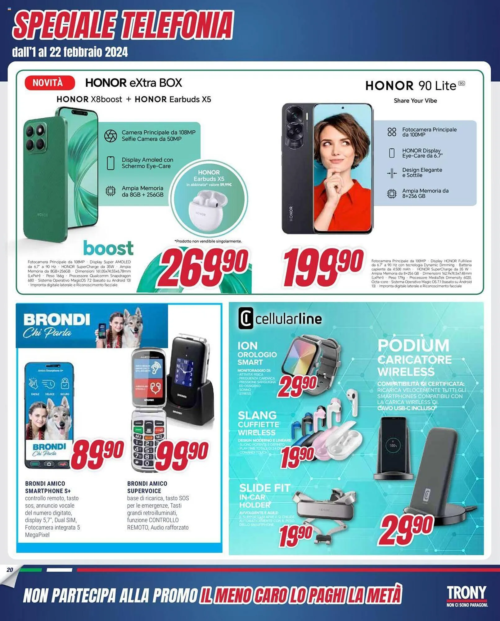 Volantino Trony da 1 febbraio a 22 febbraio di 2024 - Pagina del volantino 20
