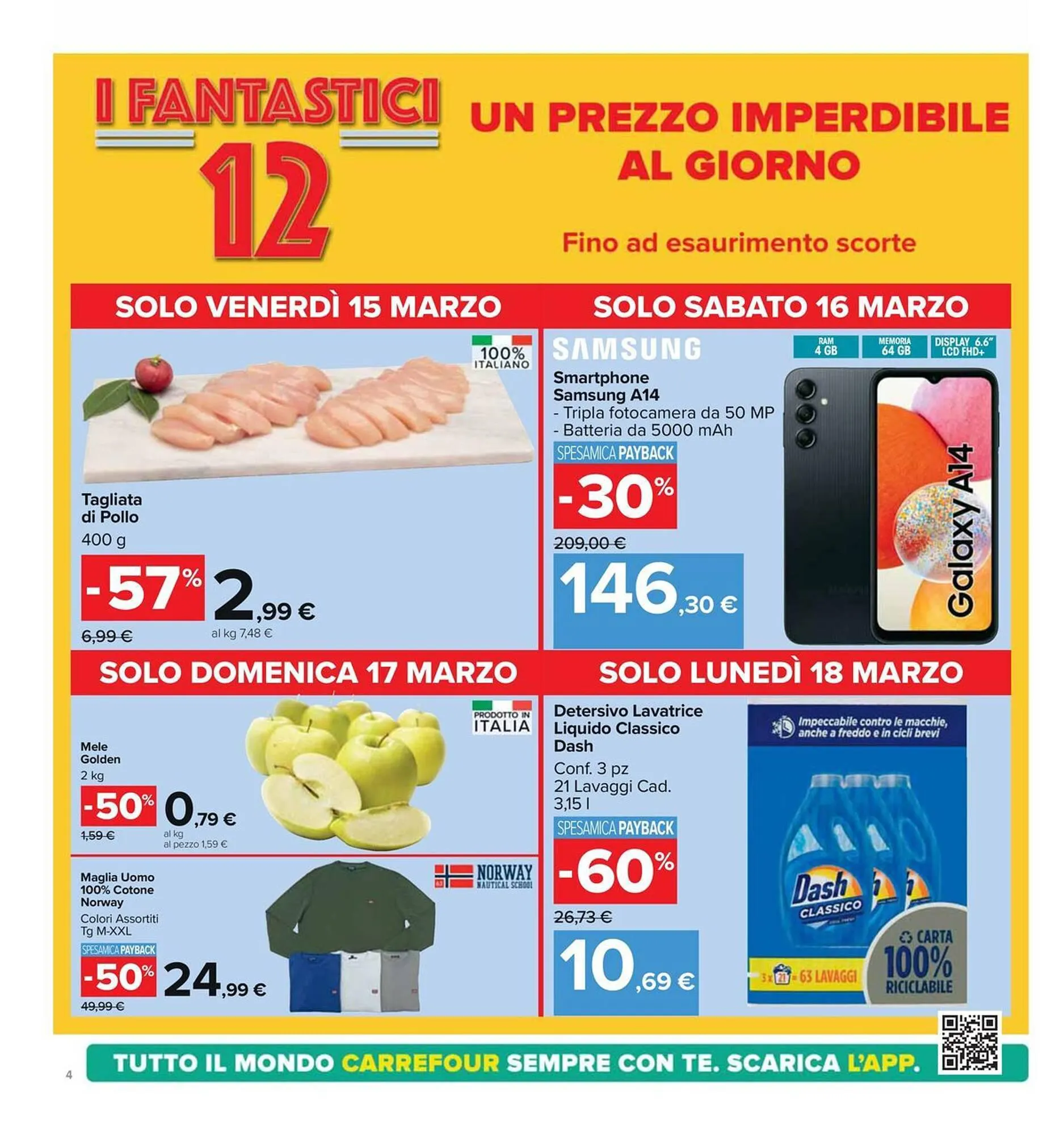 Volantino Carrefour Market da 7 marzo a 18 marzo di 2024 - Pagina del volantino 4