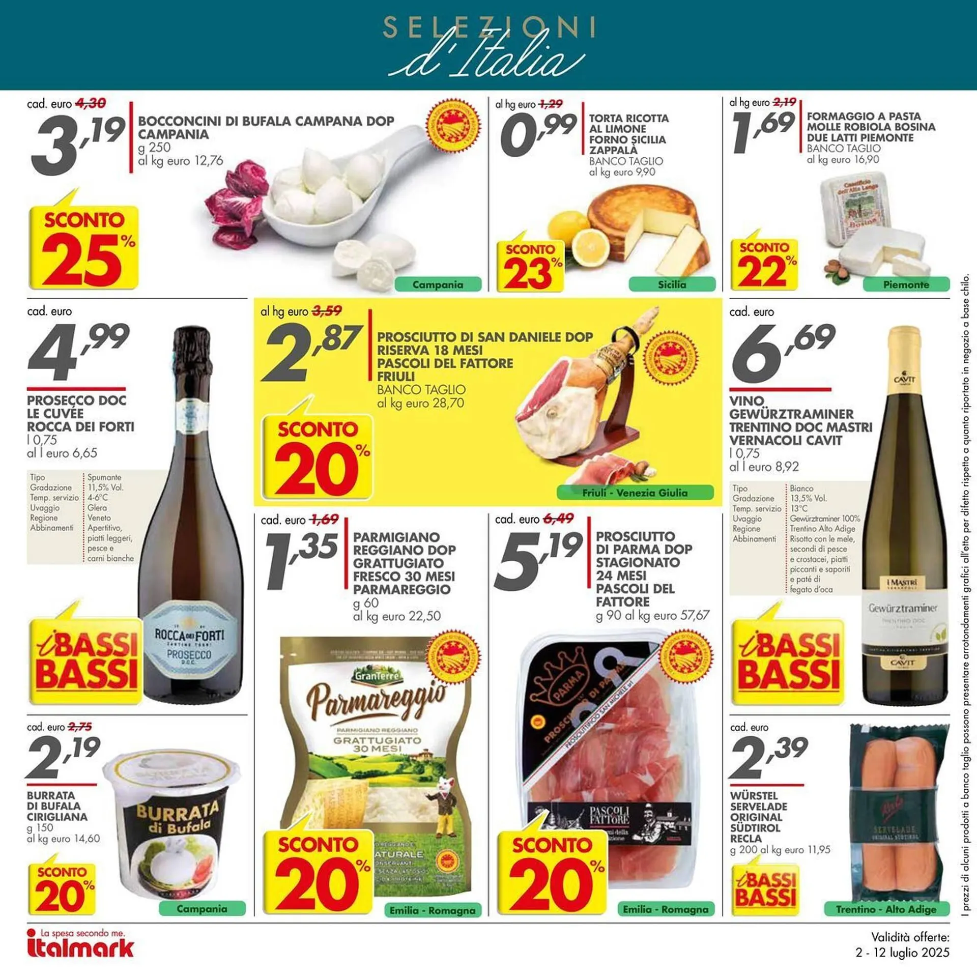 Volantino Italmark da 2 luglio a 12 luglio di 2025 - Pagina del volantino 12