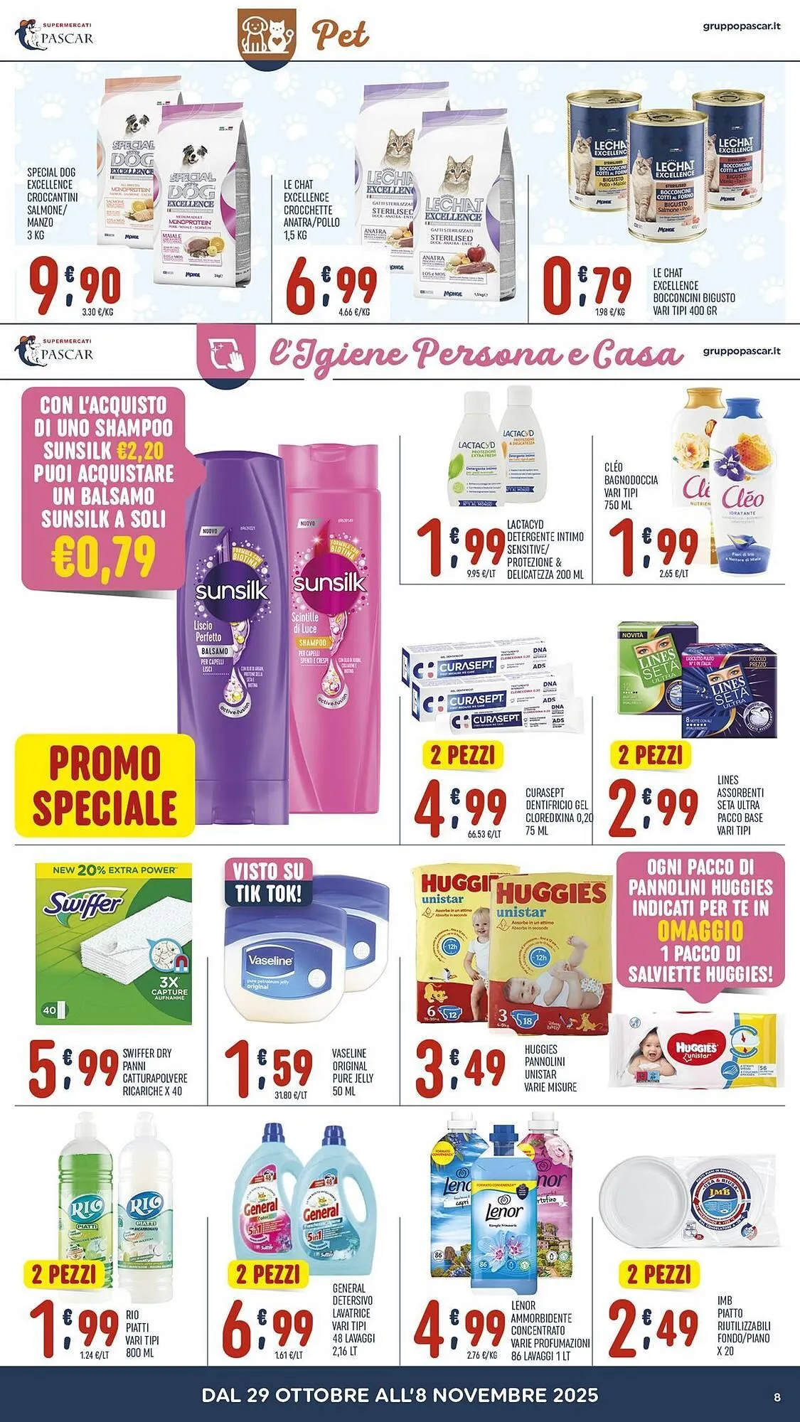 Volantino Gruppo Pascar da 29 ottobre a 8 novembre di 2025 - Pagina del volantino 8