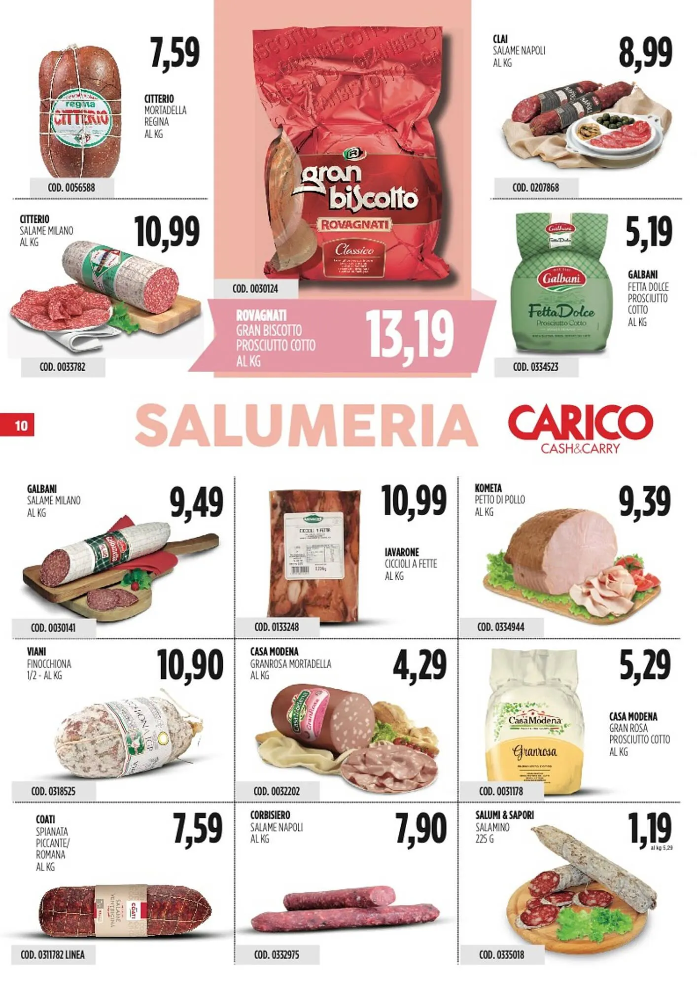 Volantino Carico Cash & Carry da 6 novembre a 19 novembre di 2025 - Pagina del volantino 10