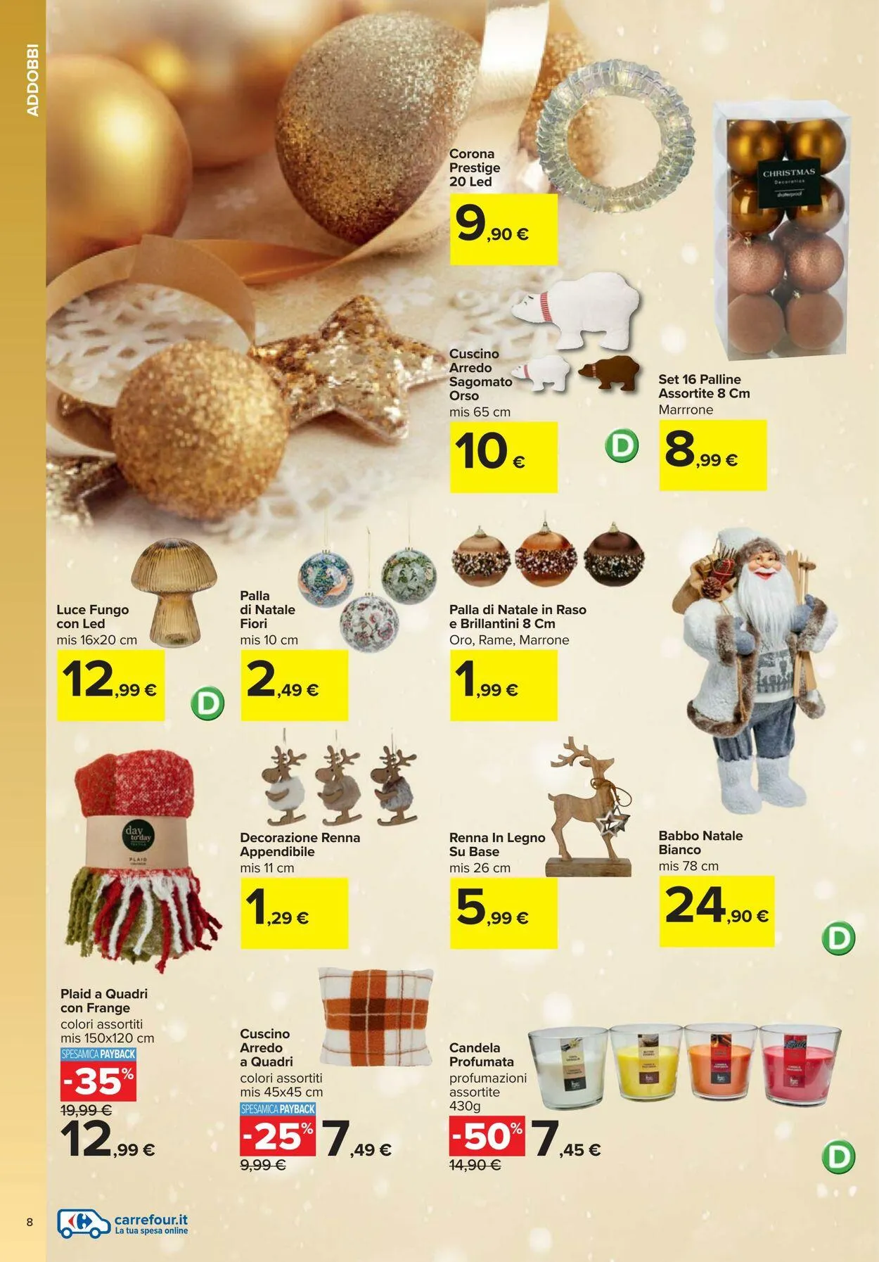 Carrefour Volantino attuale da 3 novembre a 24 dicembre di 2025 - Pagina del volantino 8