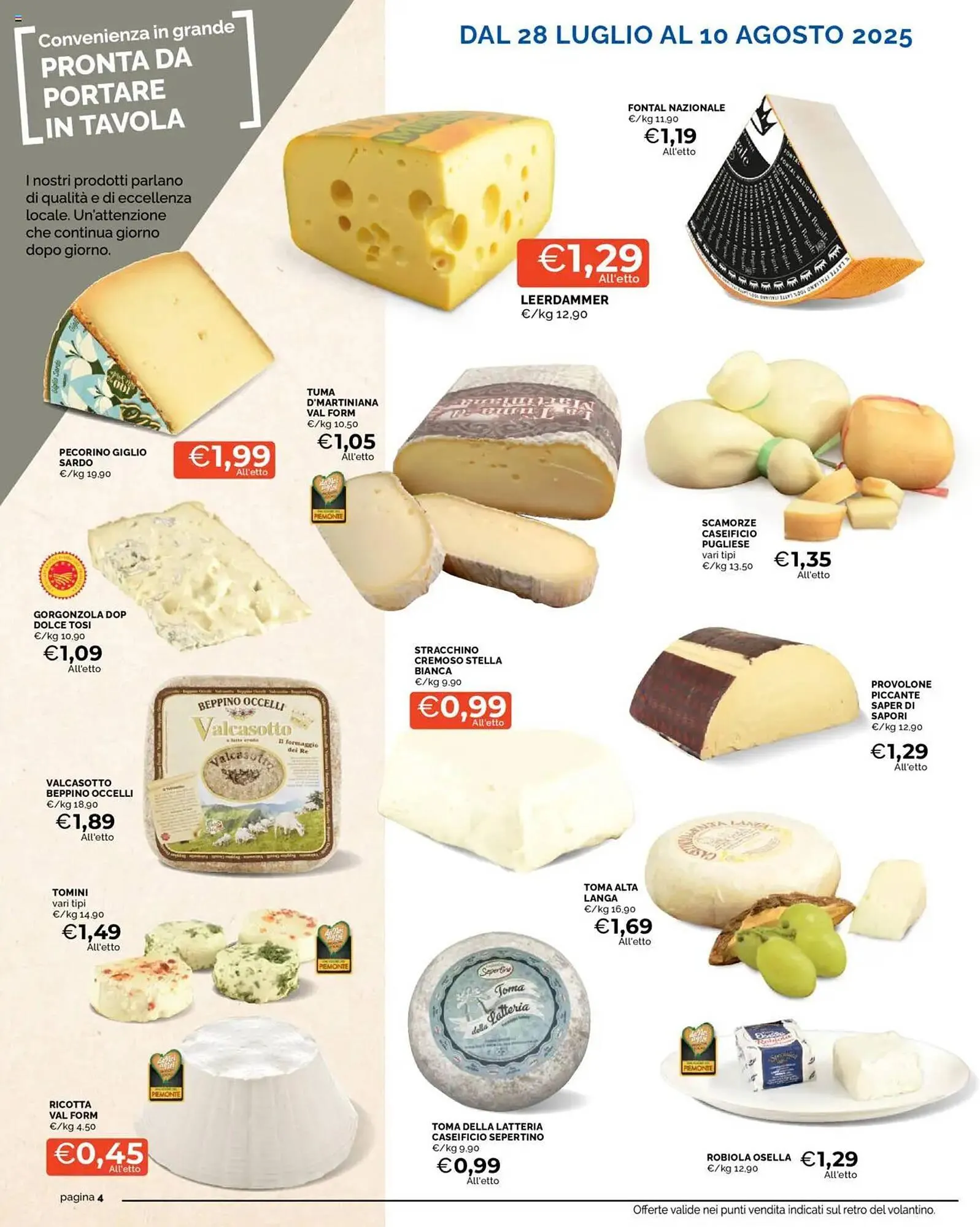 Volantino Mercatò da 28 luglio a 10 agosto di 2025 - Pagina del volantino 4