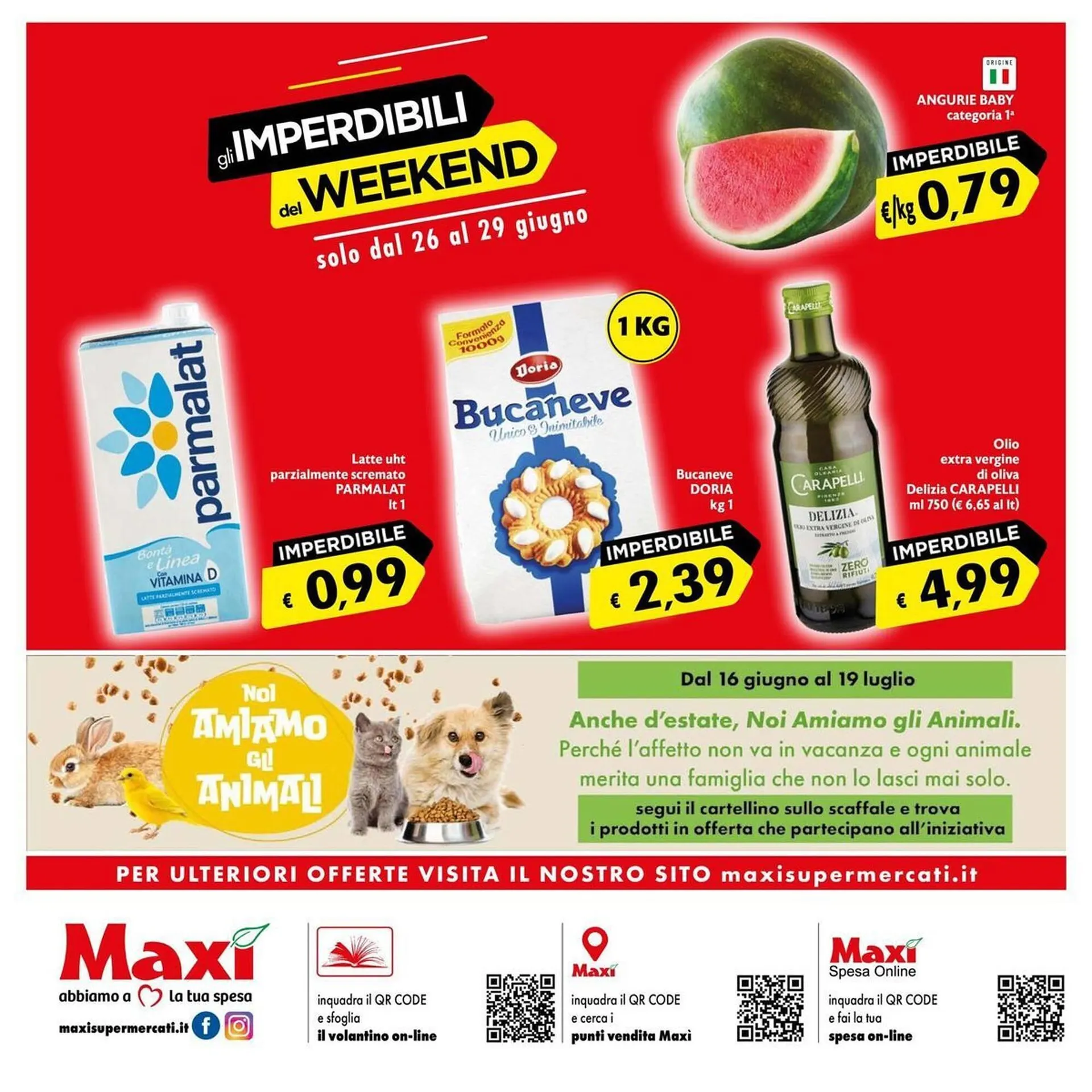 Volantino Maxi Supermercati da 19 giugno a 2 luglio di 2025 - Pagina del volantino 16