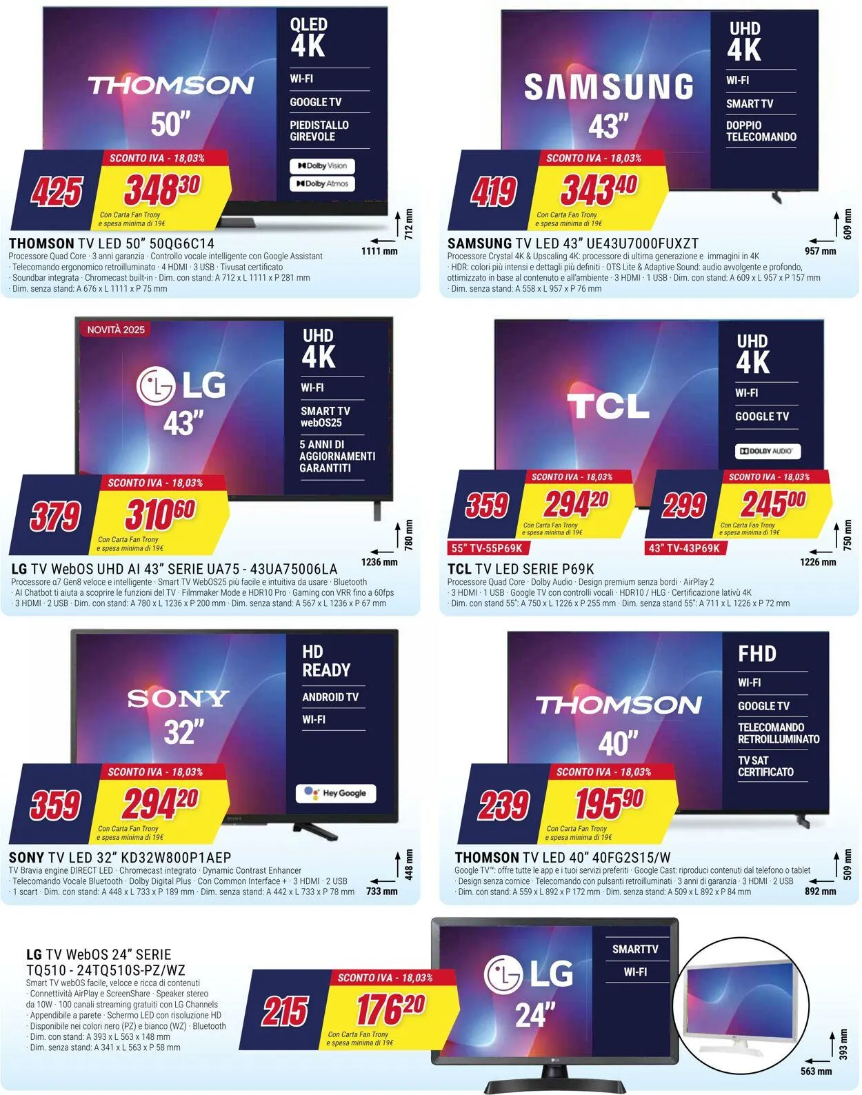 Trony - Milano Volantino attuale da 2 ottobre a 16 ottobre di 2025 - Pagina del volantino 6