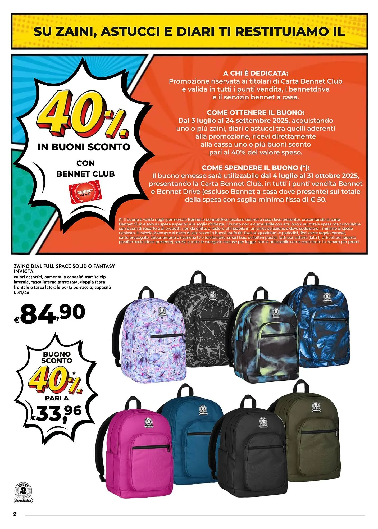 volantino Bennet da 31 agosto a 17 settembre di 2025 - Pagina del volantino 2
