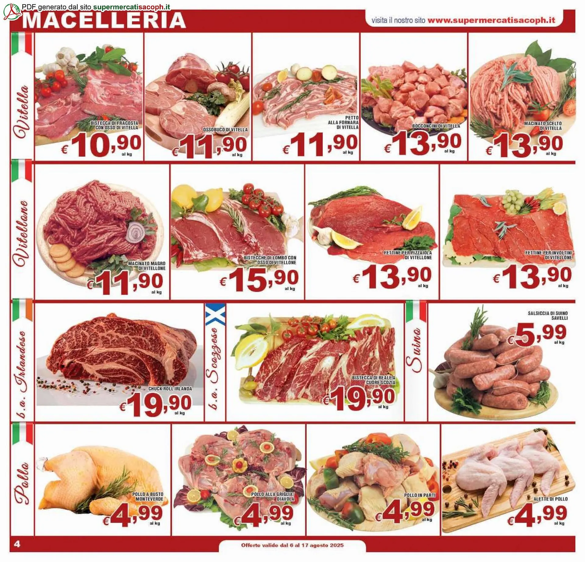 Volantino Sacoph da 6 agosto a 17 agosto di 2025 - Pagina del volantino 4