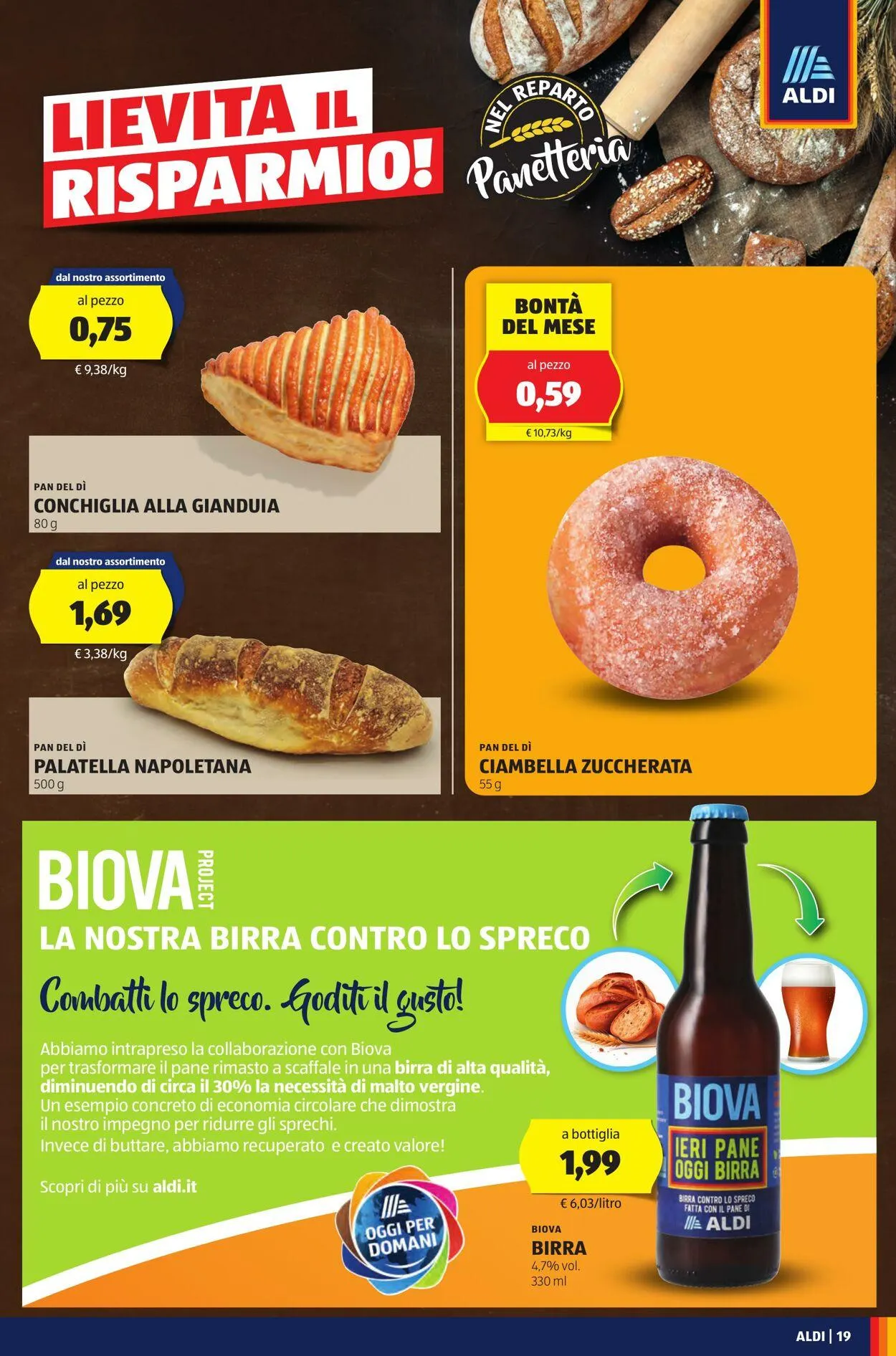 Aldi Volantino attuale da 7 aprile a 13 aprile di 2025 - Pagina del volantino 19