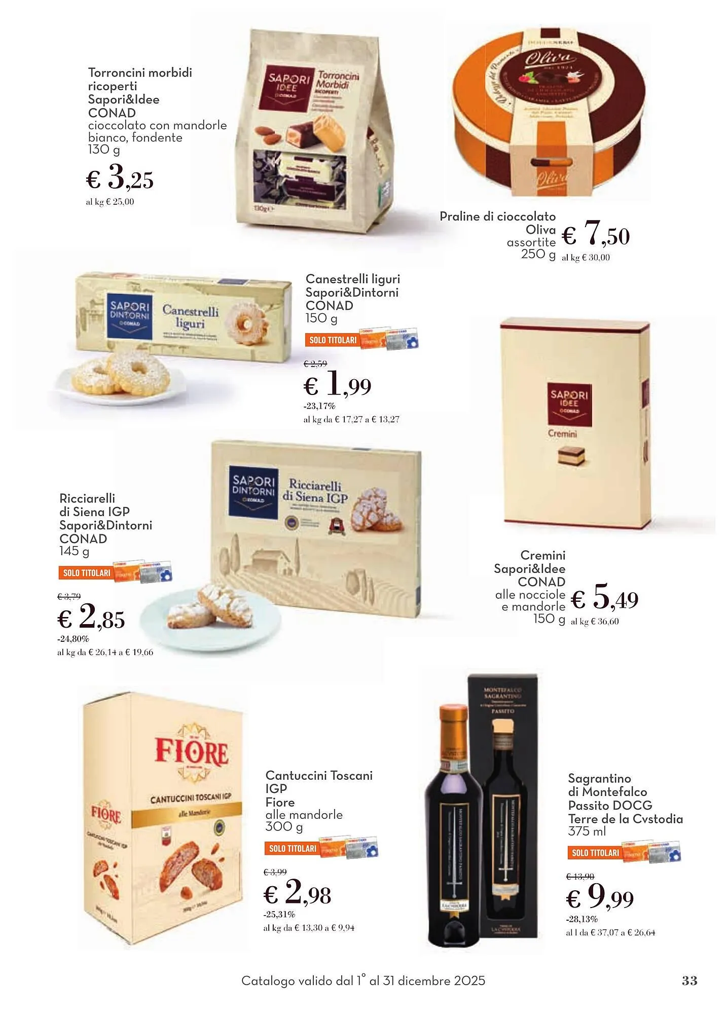 Volantino Conad da 1 dicembre a 31 dicembre di 2025 - Pagina del volantino 33