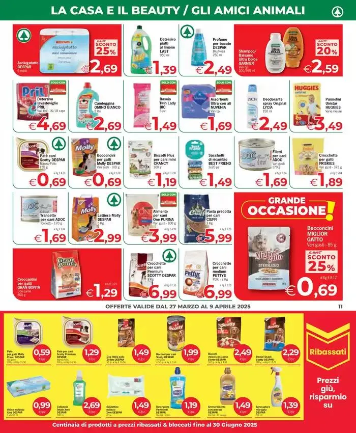 Sconti fino al 40% da 27 marzo a 9 aprile di 2025 - Pagina del volantino 11