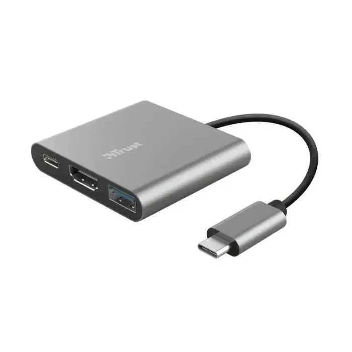 Trust dalyx usb 3.2 gen 1 (3.1 gen 1) type-c 5 mbit/s alluminio, nero