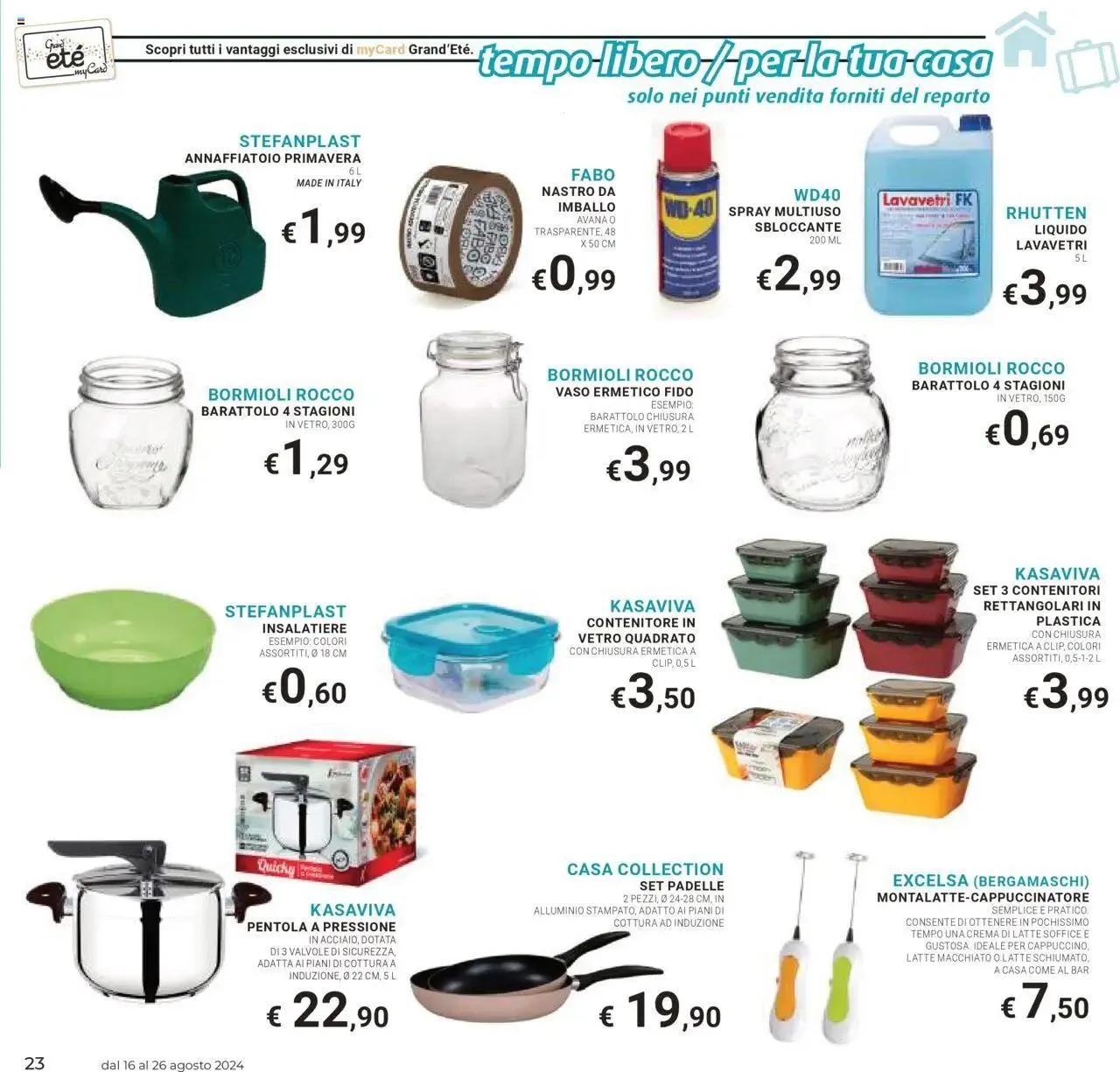 Volantino Eté - Grandeté da 16 agosto a 26 agosto di 2024 - Pagina del volantino 23