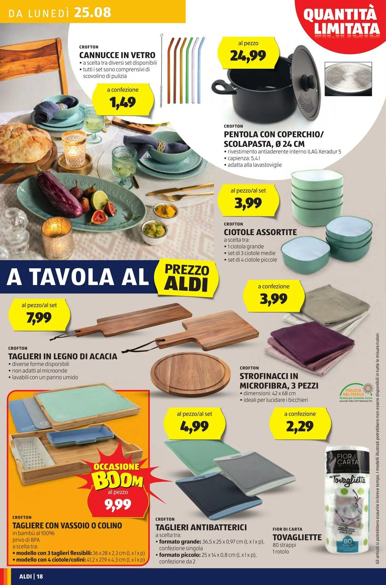Aldi Volantino attuale da 25 agosto a 31 agosto di 2025 - Pagina del volantino 18