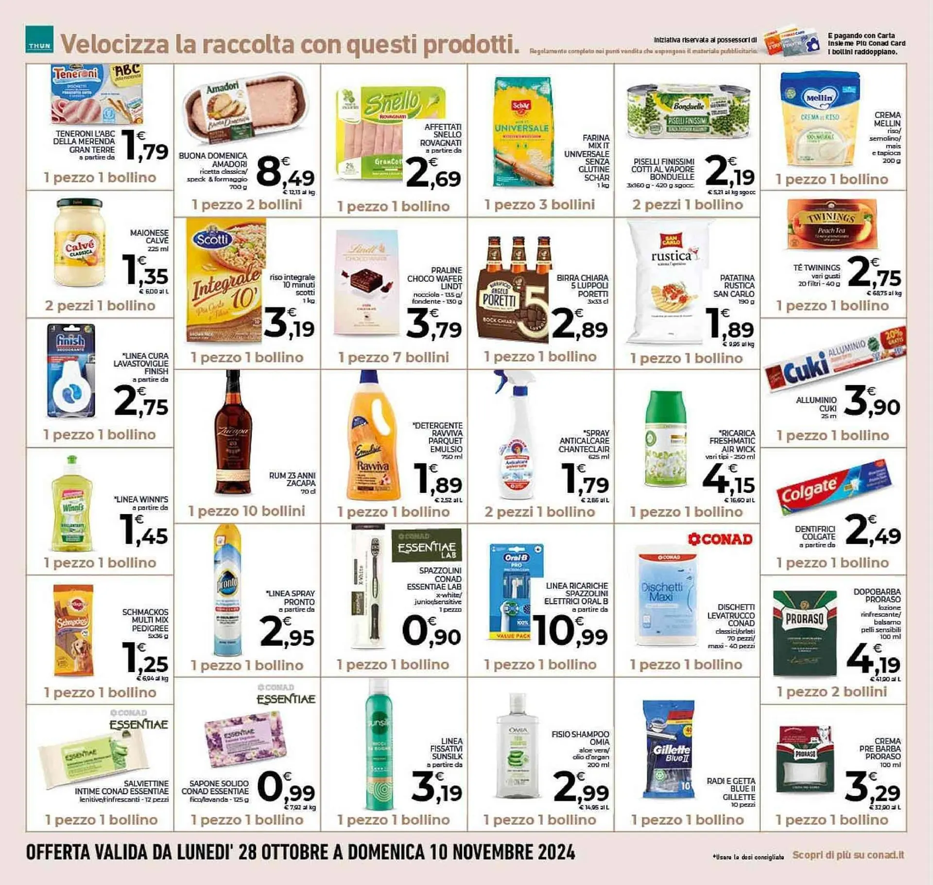 Volantino Conad da 31 ottobre a 9 novembre di 2024 - Pagina del volantino 22